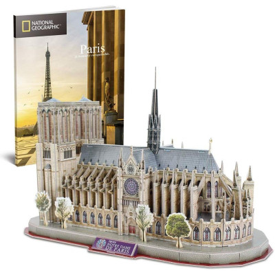 Пазл Cubic Fun Тривимірний пазл National geographic Нотр-Дам-де-Парі (DS0986h)