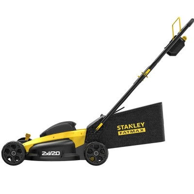 Газонокосарка Stanley FatMax акумуляторна 20 В, 2 Ач, 51 см, 2 АКБ та ЗП (SFMCMW2651M)