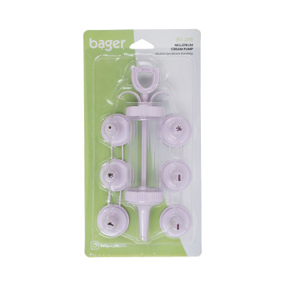 Шприц кондитерський Bager Mix Color + 7 насадок (BG-248)