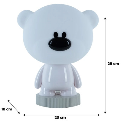 Нічник Kite Світильник LED з акумулятором Bear, білий (K24-490-2-1)