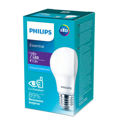 Лампочка Philips ESS LEDBulb 7W 720lm E27 865 1CT/12 RCA (929002299187)