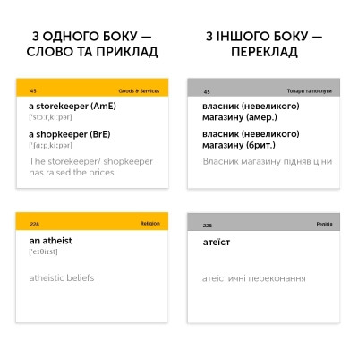 Навчальний набір English Student Картки для вивчення англійської мови Upper-Intermediate B2.1, українська (39122608)