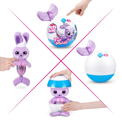 Інтерактивна іграшка Pets &amp; Robo Alive серії Furmaids – Кролик Старлет (9555B)