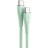 Дата кабель USB-C to USB-C 1.5m 100W Silicone Light Green Vention (TAWGG)