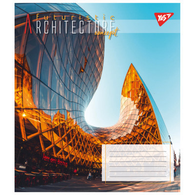 Зошит Yes Futuristic architecture 96 аркушів лінія (767178)