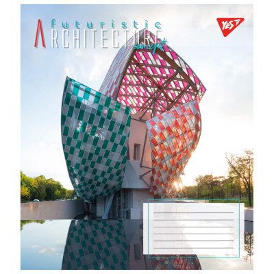 Зошит Yes Futuristic architecture 96 аркушів лінія (767178)