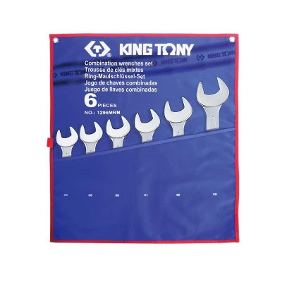 Ключ KING TONY рожково-накидный 6 шт. 34 – 50 мм (1296MRN)