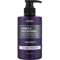 Маска для волосся Kundal Honey &amp; Macadamia Treatment Baby Powder 500 мл (8809568740616)