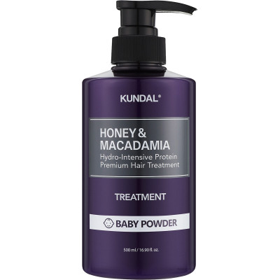 Маска для волосся Kundal Honey &amp; Macadamia Treatment Baby Powder 500 мл (8809568740616)
