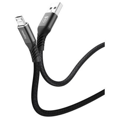 Дата кабель USB 2.0 AM to Micro 5P 2.0m Jagger T-M814 Black T-Phox (T-M814(2) black)
