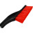 Щітка зі скребком Bottari 60 см &quot;HANDLE BRUSHICE&quot; (32302Red-IS)