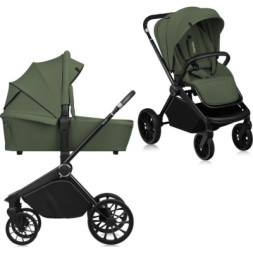 Коляска Lionelo Mika plus 2 in 1 green olive (LO-MIKA PLUS 2IN1 GREEN OLIVE)