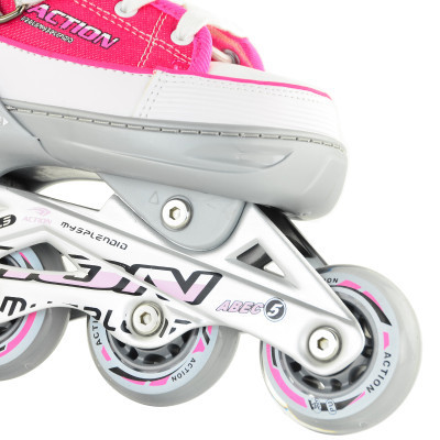 Роликові ковзани Action Anny Рожеві 33-36 (PW-126B-13-2PINK/33-36)