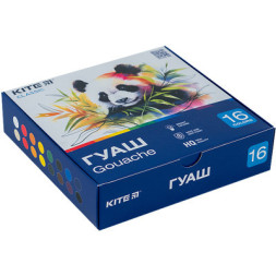 Гуашеві фарби Kite Classic 16 кольорів х 20 мл (K-096)