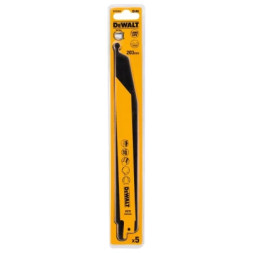 Полотно DeWALT для шабельних пилок, по металу, швидкий пропил, 203 мм, 18 TPI, 5 шт (DT2354)
