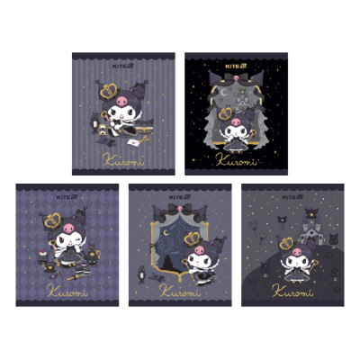 Зошит Kite Kuromi, 24 аркуші, лінія (HK25-239)
