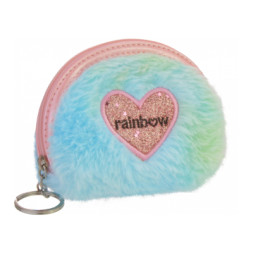 Гаманець дитячий Cool For School Брелок пухнастий Rainbow (CF87113)