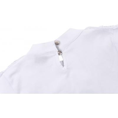 Кофта дитяча Breeze з мереживним коміром (9269-140G-white)