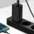 Зарядний пристрій Baseus 2xUSB 65W GaN (USB-C+USB-A) black (CCGAN2L-B01)
