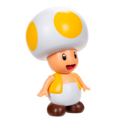 Фігурка Super Mario з артикуляцією - Жовтий Тоад 6 см (41291i-GEN)