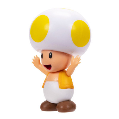 Фігурка Super Mario з артикуляцією - Жовтий Тоад 6 см (41291i-GEN)