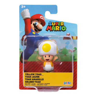 Фігурка Super Mario з артикуляцією - Жовтий Тоад 6 см (41291i-GEN)