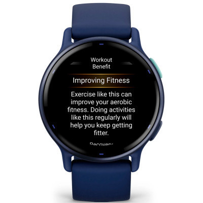 Смарт-годинник Garmin vivoactive 5, Cpt. Blue/Blue Metallic, GPS (010-02862-12)