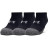 Шкарпетки Under Armour 1346755-001 Heatgear No Show 3 пари Чорний MD (192810582033)