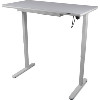 Комп&#039;ютерний стіл Barsky StandUp white glass 1200*600 (BST-12new)