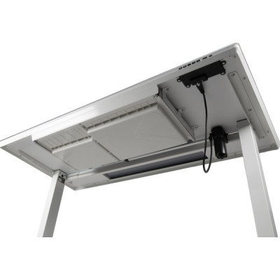 Комп&#039;ютерний стіл Barsky StandUp white glass 1200*600 (BST-12new)