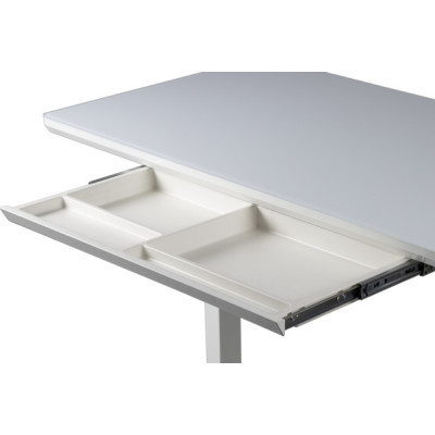 Комп&#039;ютерний стіл Barsky StandUp white glass 1200*600 (BST-12new)