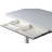 Комп&#039;ютерний стіл Barsky StandUp white glass 1200*600 (BST-12new)