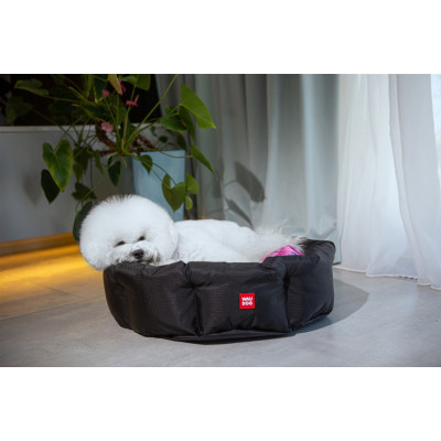 Лежак для тварин Collar Waudog Relax &quot;Чудо-жінка&quot; зі змінною подушкою L 49х59х20 см (226-2007)