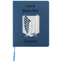 Щоденник шкільний Kite Attack on Titan, м'яка обкладинка (AT25-283)