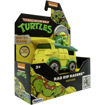 Ігровий набір Funrise TMNT Черепашки-ніндзя класичні Гонщик з лаунчером Рафаель (71020)