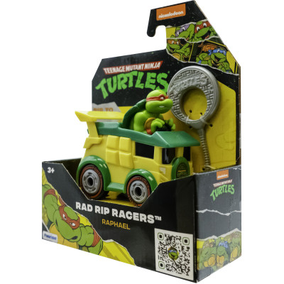Ігровий набір Funrise TMNT Черепашки-ніндзя класичні Гонщик з лаунчером Рафаель (71020)