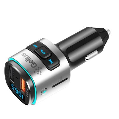 FM модулятор Gelius Pro RGB-QC GP-FMT040 Black/Silver (ProRGB-QCGP-FMT040Black/Silver)