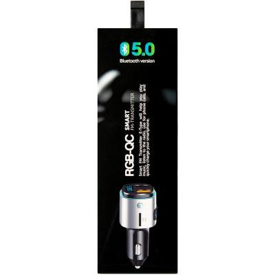 FM модулятор Gelius Pro RGB-QC GP-FMT040 Black/Silver (ProRGB-QCGP-FMT040Black/Silver)