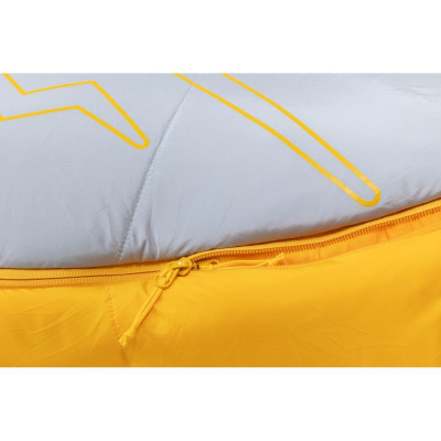 Спальний мішок Turbat Nox пуховий 400 grey/cheddar orange 185 см (012.005.0394)