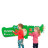 Розвиваюча іграшка Viga Toys Бізіборд Крокодил, 5 секцій (50346FSC)