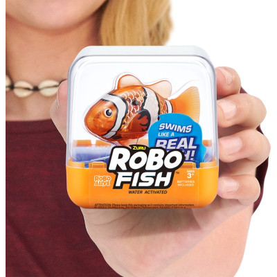 Інтерактивна іграшка Pets &amp; Robo Alive S3 - Роборибка (помаранчева) (7191-5)