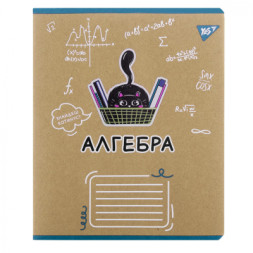 Зошит Yes предметний АЛГЕБРА Black cat 48 аркушів, клітинка (767443)