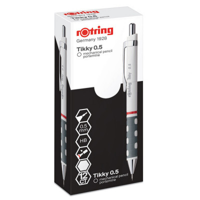 Олівець механічний Rotring Drawing TIKKY White PCL 0,5 (R1904698)