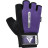 Рукавички для фітнесу RDX W1 Half Purple S (WGA-W1HPR-S)