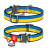 Нашийник для тварин WAUDOG Nylon з QR паспортом Colors of freedom металева пряжка-фастекс S (4505-4020)