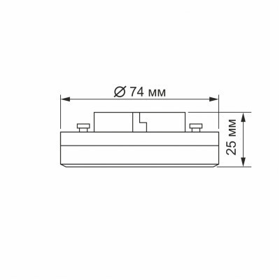 Лампочка Videx GX53 12W 4100K 220V (VL-GX53-12534)
