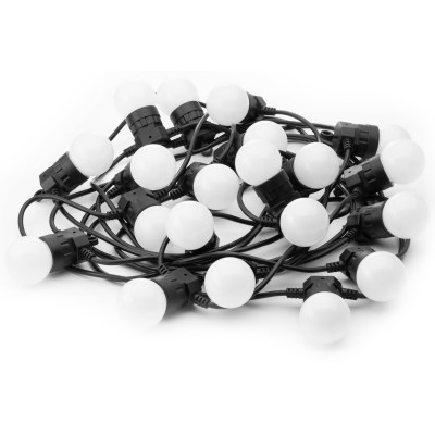 Гірлянда Twinkly Smart LED Twinkly Festoon RGB 20, G45, Gen II, IP44, 10м, чорний (TWF020STP-BEU)