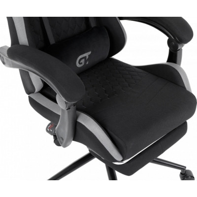 Крісло ігрове GT Racer X-2324 Black/Gray (X-2324 Fabric Black/Gray)