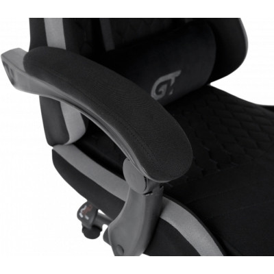 Крісло ігрове GT Racer X-2324 Black/Gray (X-2324 Fabric Black/Gray)