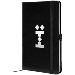 Книга записна Axent Partner Ї 125x195 мм 96 аркушів, клітинка чорна (8201-01-8-A)
